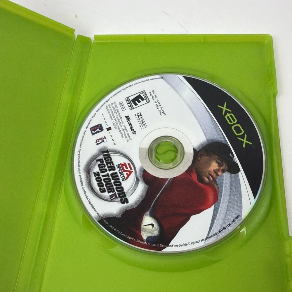 Tiger Woods PGA Tour 2003 Xbox Original EA Sports Video Game Untested